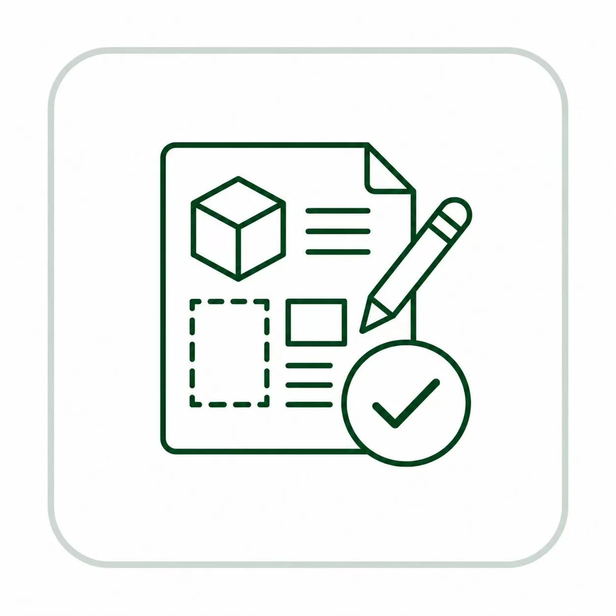 Artwork and design approval icon