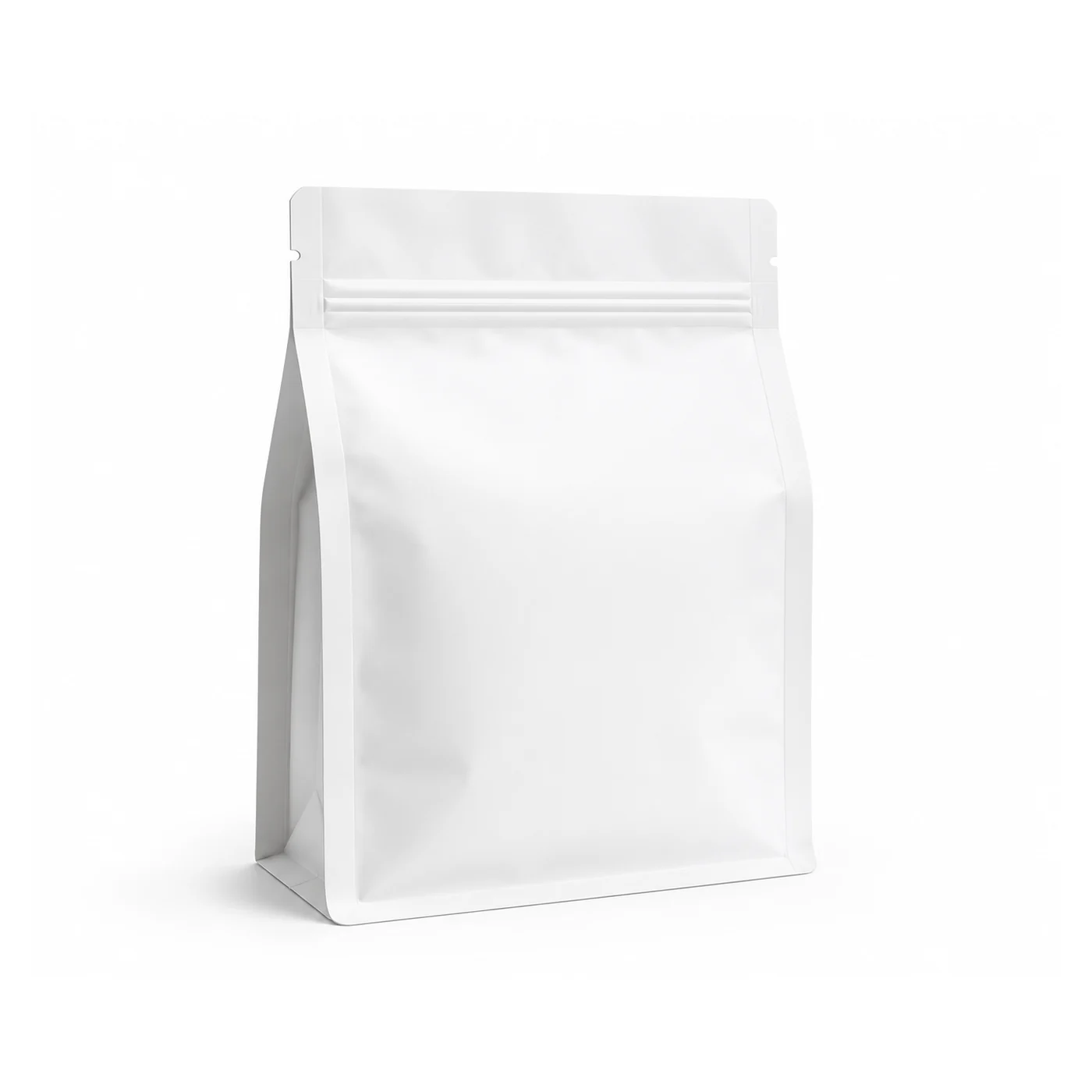 Custom flat bottom pouch sample