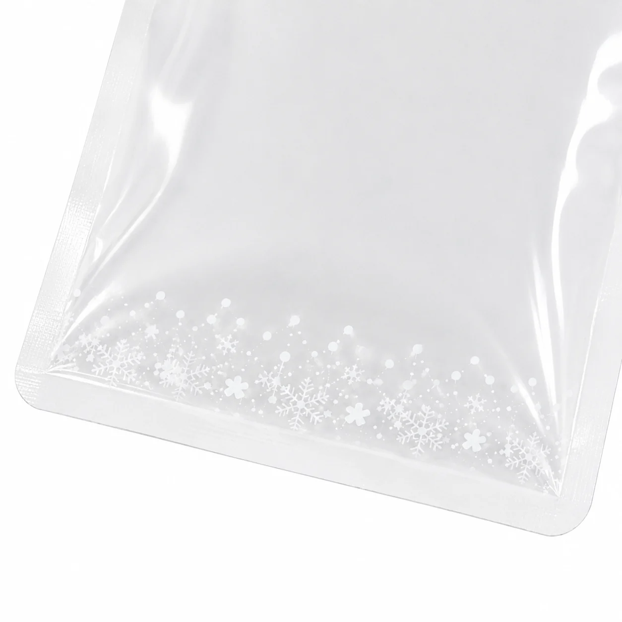 Three side seal pouch seal detail